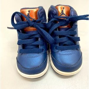 Jordan’s 5 Retro BT, toddler size 4